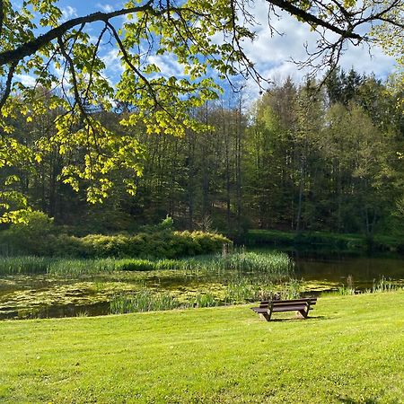 Pension-Ferienwohnung Liesbachtal Direkt Am Waldrand Bayerische Rhoen Schönau an der Brend Buitenkant foto