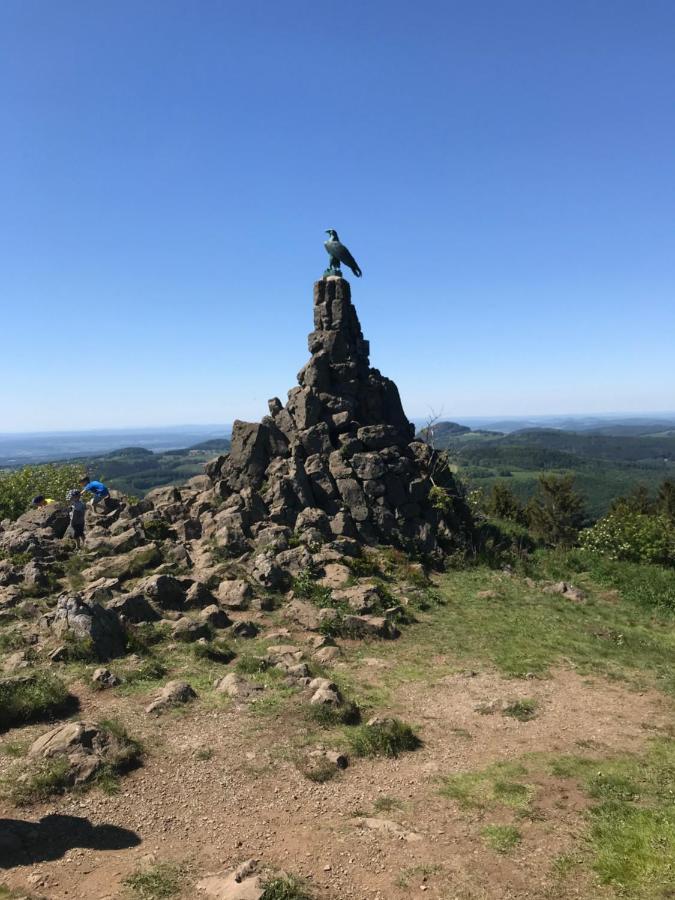 Pension-Ferienwohnung Liesbachtal Direkt Am Waldrand Bayerische Rhoen Schönau an der Brend Buitenkant foto