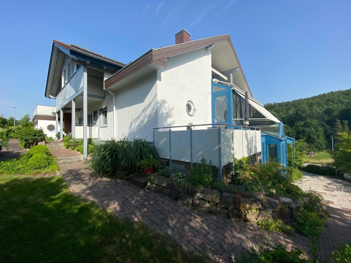 Pension-Ferienwohnung Liesbachtal Direkt Am Waldrand Bayerische Rhoen Schönau an der Brend Buitenkant foto