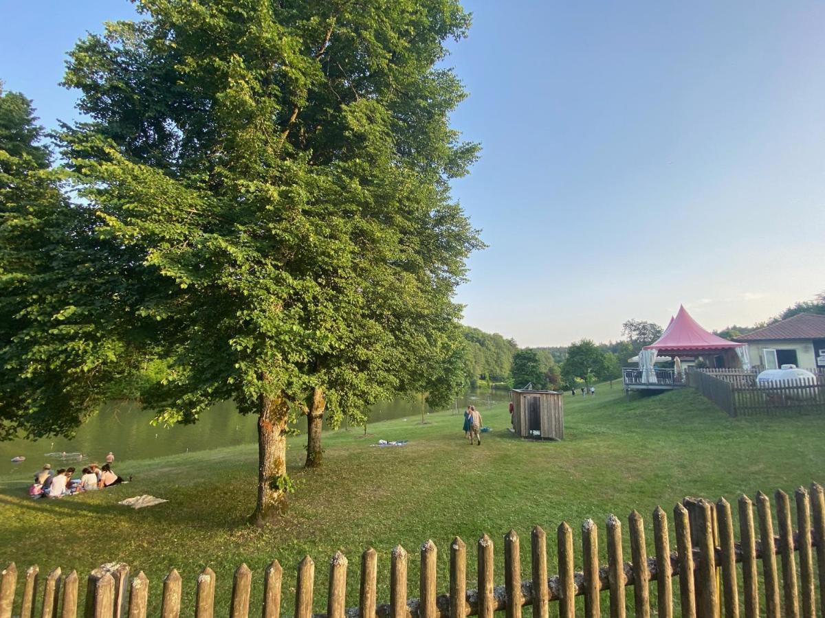 Pension-Ferienwohnung Liesbachtal Direkt Am Waldrand Bayerische Rhoen Schönau an der Brend Buitenkant foto