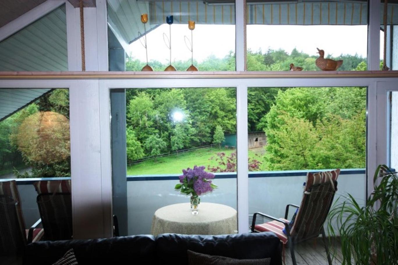Pension-Ferienwohnung Liesbachtal Direkt Am Waldrand Bayerische Rhoen Schönau an der Brend Buitenkant foto